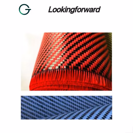 China Factory Buntes Dogbone-Farb-Kevlar-Hybridgewebe I-Form H-Form-Carbon-Aramidfaser-Hybridgewebe mit bester Qualität