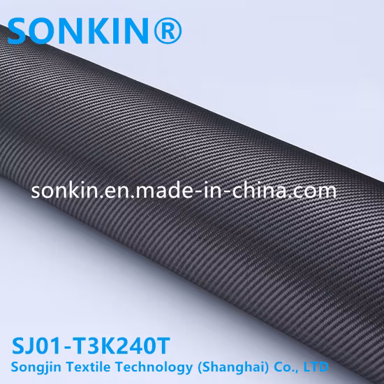 China Factory 240g Plain Carbon Fiber 3K Flammhemmendes Gewebe zu verkaufen