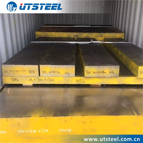 S50c/1050/C50 warmgewalztes Kohlenstoff-Formstahl-Spritzgusswerkzeug Hb≤ 210 Kaltform-Pad-Materialien